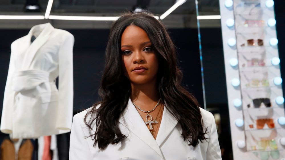 Rihanna poses as she unveils her first fashion designs for Fenty at a pop-up store in Paris, France, . Singer Rihanna is the first black woman in history to head up a major Parisian luxury house, and the collection, named after the singer turned designer's last name, comprises of ready-to-wear, footwear, accessories, and eyewear and is available for sale Paris' Le Marais area from Friday and will debut online May 29Rihanna, Paris, France - 22 May 2019