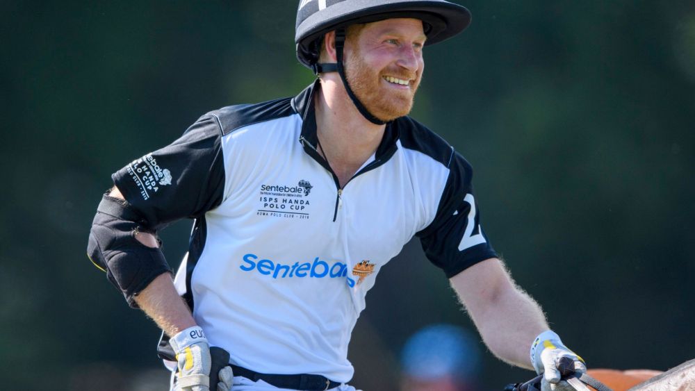 Prince HarrySentebale ISPS Handa Polo Cup at the Roma Polo Club, Rome, Italy - 24 May 2019