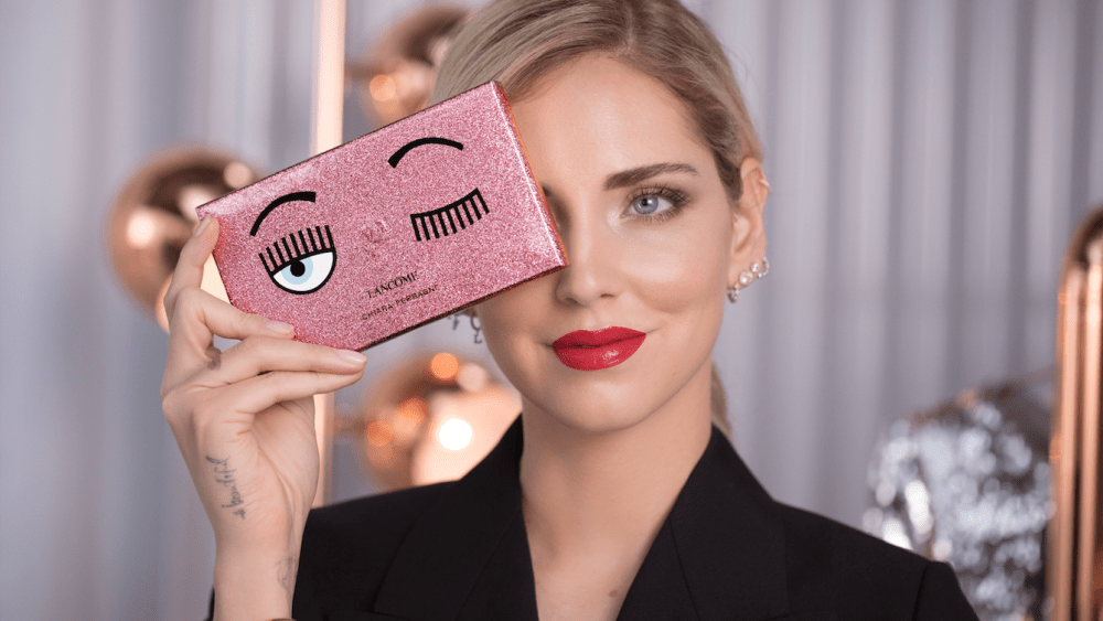 Lancôme x Chiara Ferragni makeup capsule collection.