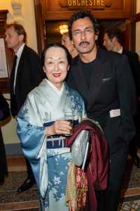 Setsuko Klossowski de Rola and Haider Ackermann