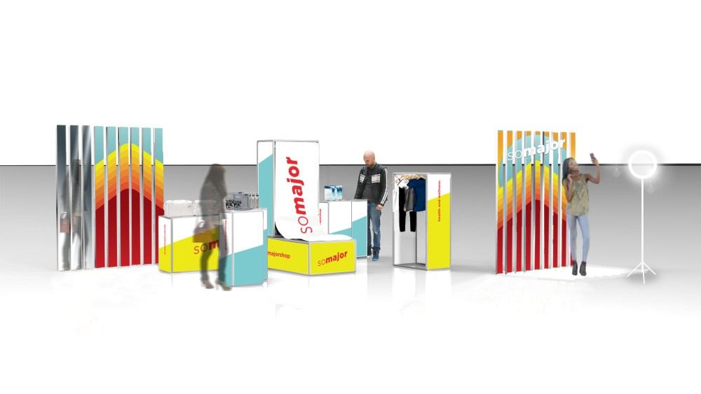 A rendering of the So Major pop-up.