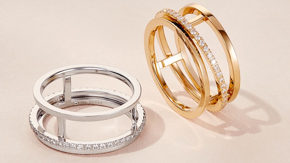 De Beers Jewelers' new diamond Horizon ring, designed with self-purchasing women in mind.