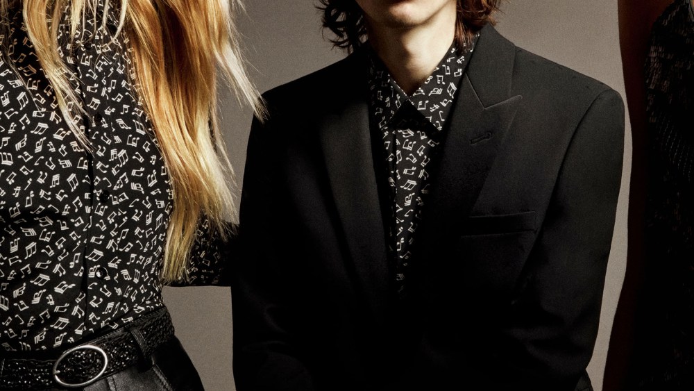 An image of St. Laurent, featured on Net-a-Porter and Mr Porter