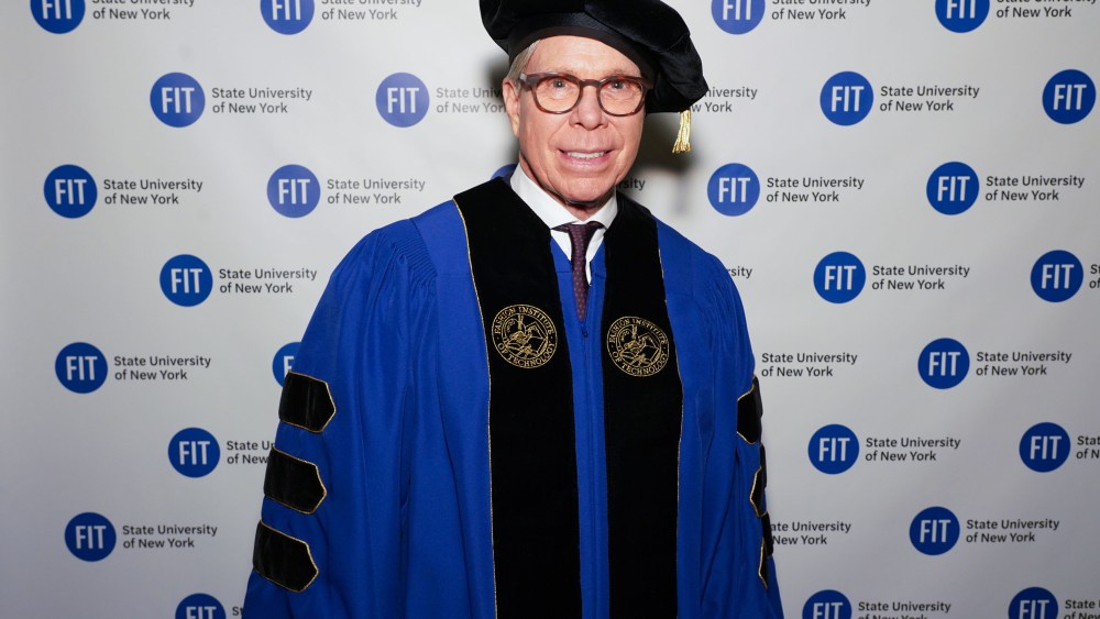 Tommy Hilfiger at the 2019 FIT Graduation.