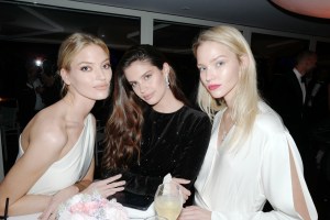 Martha Hunt, Sara Sampaio and Sasha Luss.