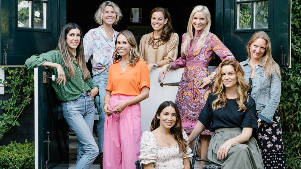 Stella and Dot creative director Blythe Harris threw a cocktail party for SF-based founders, designers, and stylists at her home in Mill Valley, CA, June 4, 2019. Jason Henry for WWD