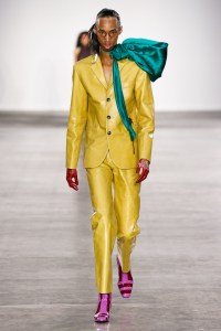 FASHION EAST, Mowalola,  Men's Spring 2020 photographed in London on 09 June 2019