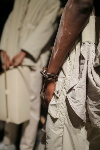 Backstage at A-Cold-Wall Men's Spring 2020 photographed in London on 10 June 2019