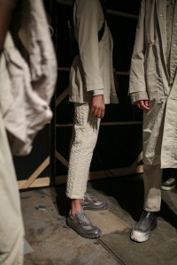 Backstage at A-Cold-Wall Men's Spring 2020 photographed in London on 10 June 2019