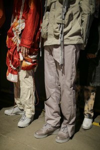 Backstage at A-Cold-Wall Men's Spring 2020 photographed in London on 10 June 2019
