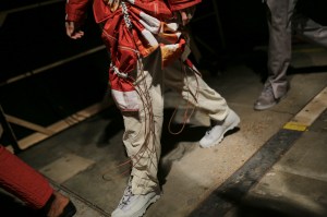 Backstage at A-Cold-Wall Men's Spring 2020 photographed in London on 10 June 2019
