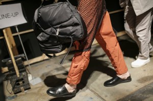 Backstage at A-Cold-Wall Men's Spring 2020 photographed in London on 10 June 2019