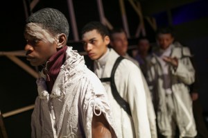 Backstage at A-Cold-Wall Men's Spring 2020 photographed in London on 10 June 2019