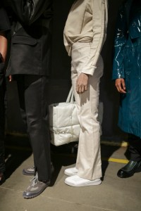 Backstage at A-Cold-Wall Men's Spring 2020 photographed in London on 10 June 2019