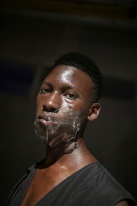 Backstage at A-Cold-Wall Men's Spring 2020 photographed in London on 10 June 2019
