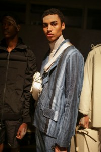 Backstage at A-Cold-Wall Men's Spring 2020 photographed in London on 10 June 2019