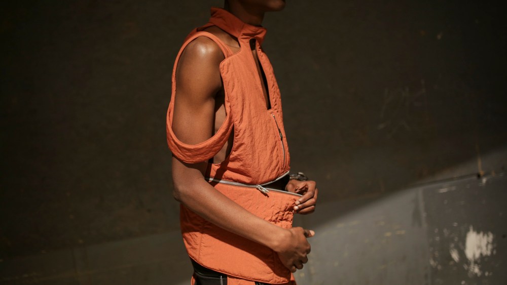 Backstage at A-Cold-Wall Men's Spring 2020 photographed in London on 10 June 2019