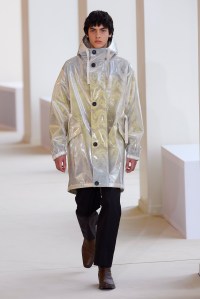 Model on the catwalk