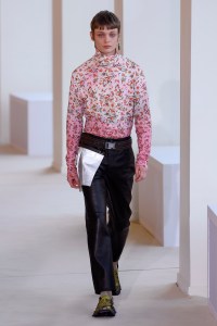 Model on the catwalk
