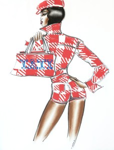 The "Azzedine Alaïa, Another Way to Look at Fashion: The Tati Collection" showcases looks from Alaïa's spring 1991 collection and artworks featuring the designs.