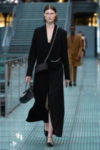 Model on the catwalk