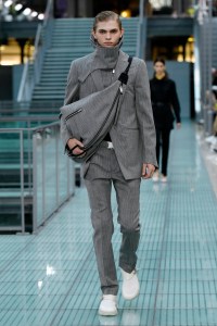 Model on the catwalk