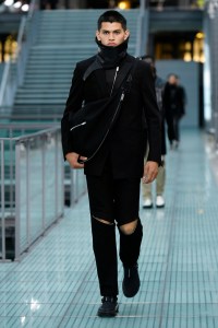 Model on the catwalk