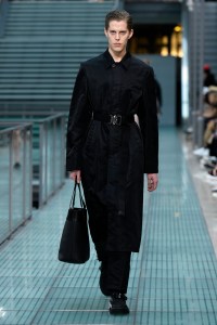 Model on the catwalk