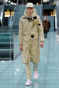 Model on the catwalk