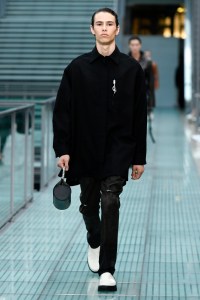 Model on the catwalk