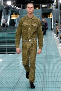 Model on the catwalk