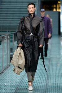 Model on the catwalk