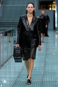 Model on the catwalk