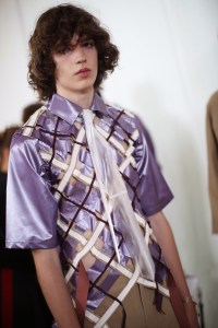 Backstage at Acne Studios Men's Spring 2020