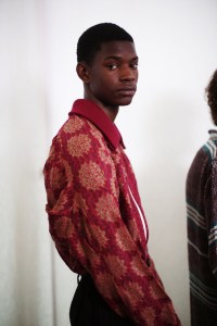 Backstage at Acne Studios Men's Spring 2020