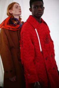 Backstage at Acne Studios Men's Spring 2020