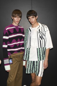 Backstage at Neil Barrett Men's Spring 2020
