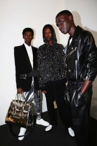 Backstage at Balmain Men's SS 2020
