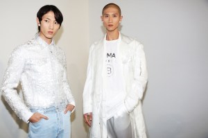Backstage at Balmain Men's SS 2020