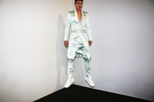 Backstage at Balmain Men's SS 2020
