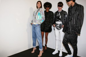 Backstage at Balmain Men's SS 2020