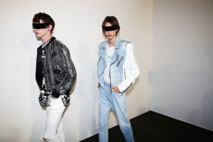 Backstage at Balmain Men's SS 2020