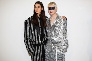 Backstage at Balmain Men's SS 2020