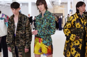 Backstage at Dries Van Noten Men's SS 2020