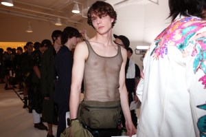 Backstage at Dries Van Noten Men's SS 2020