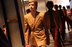 Backstage at Dries Van Noten Men's SS 2020