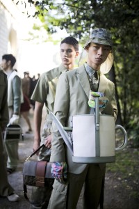 Backstage at Fendi Men's Spring 2020
