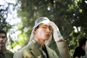 Backstage at Fendi Men's Spring 2020