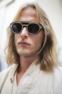 Backstage at Giorgio Armani Men's Spring 2020
