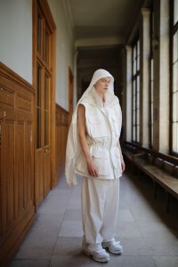 Backstage at Juun J Men's SS 2020